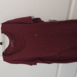 New Eddie Bauer women's 2x scoop neck tshirt dark china berry